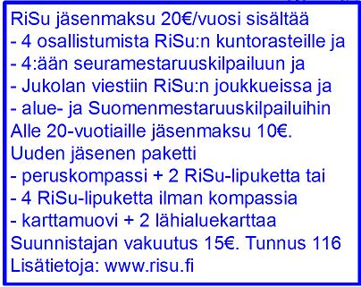 RiSu jäsenedut Liity RiSu:n<br />jäseneksi!